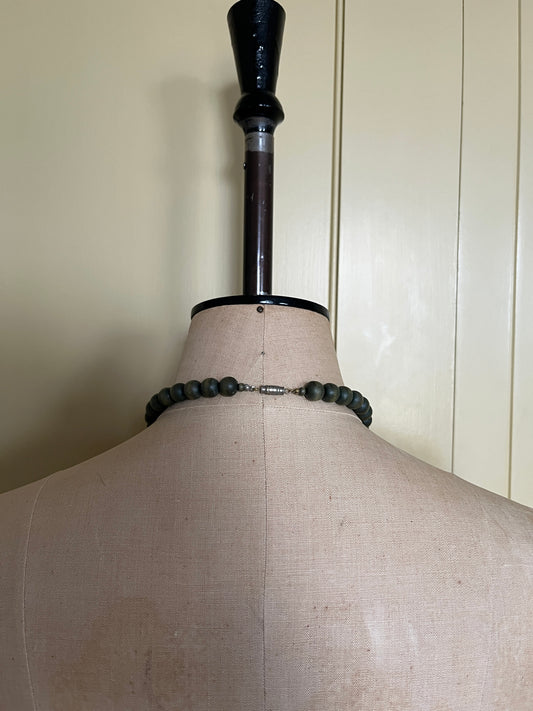 1980’s Wooden Beaded Necklace
