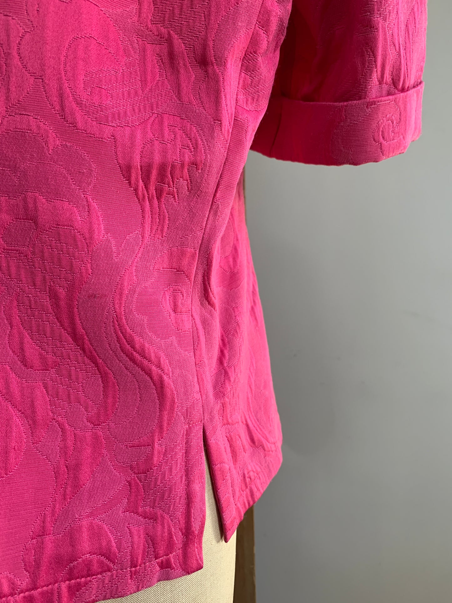 2 The French Finds Collection: Vintage French WEILL Paris Barbie Pink Jacquard Jacket