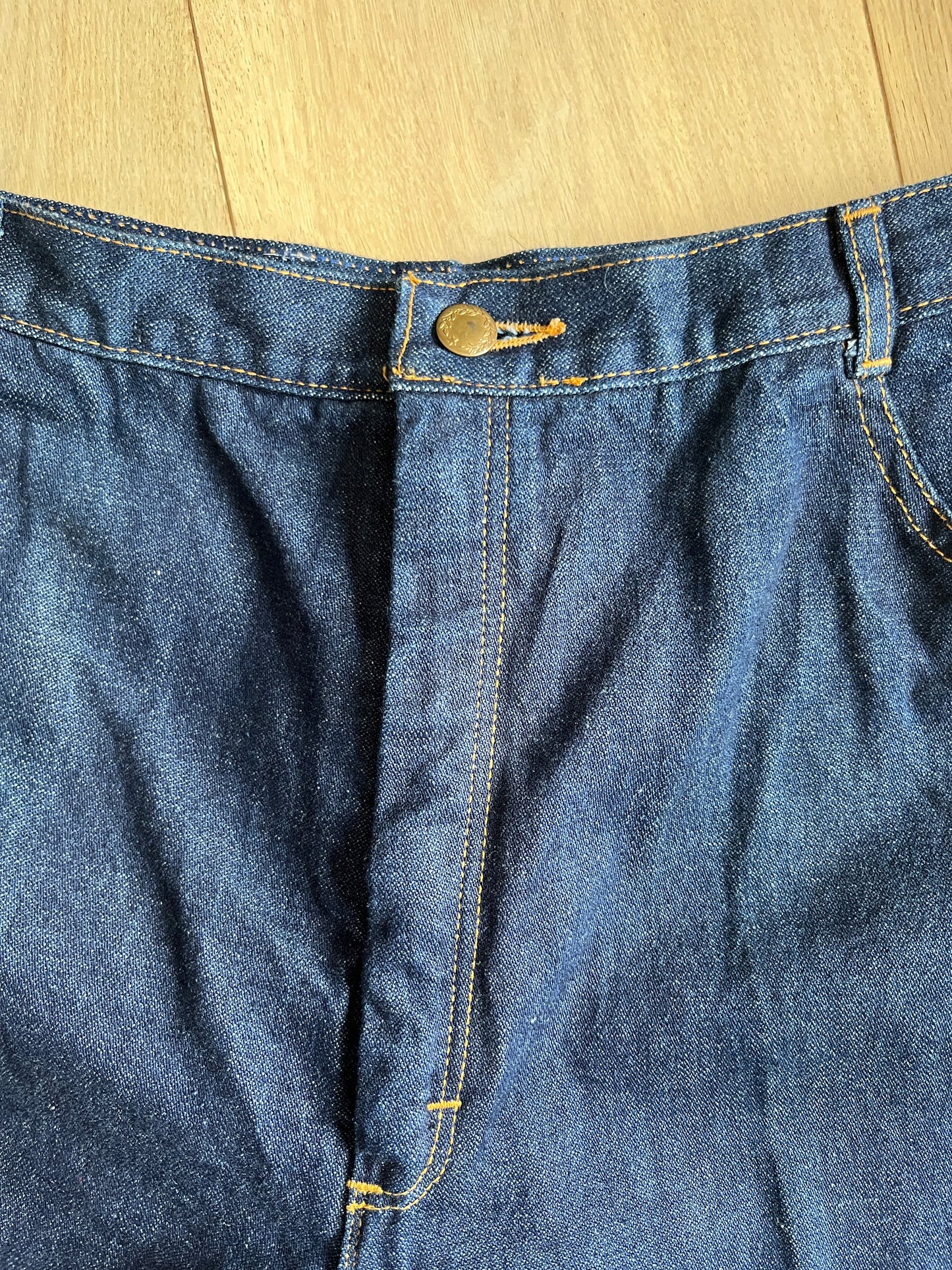 1 Spring Has Sprung Collection: 1980’s St Michael ‘Night Rider’ High Waisted Indigo Jeans