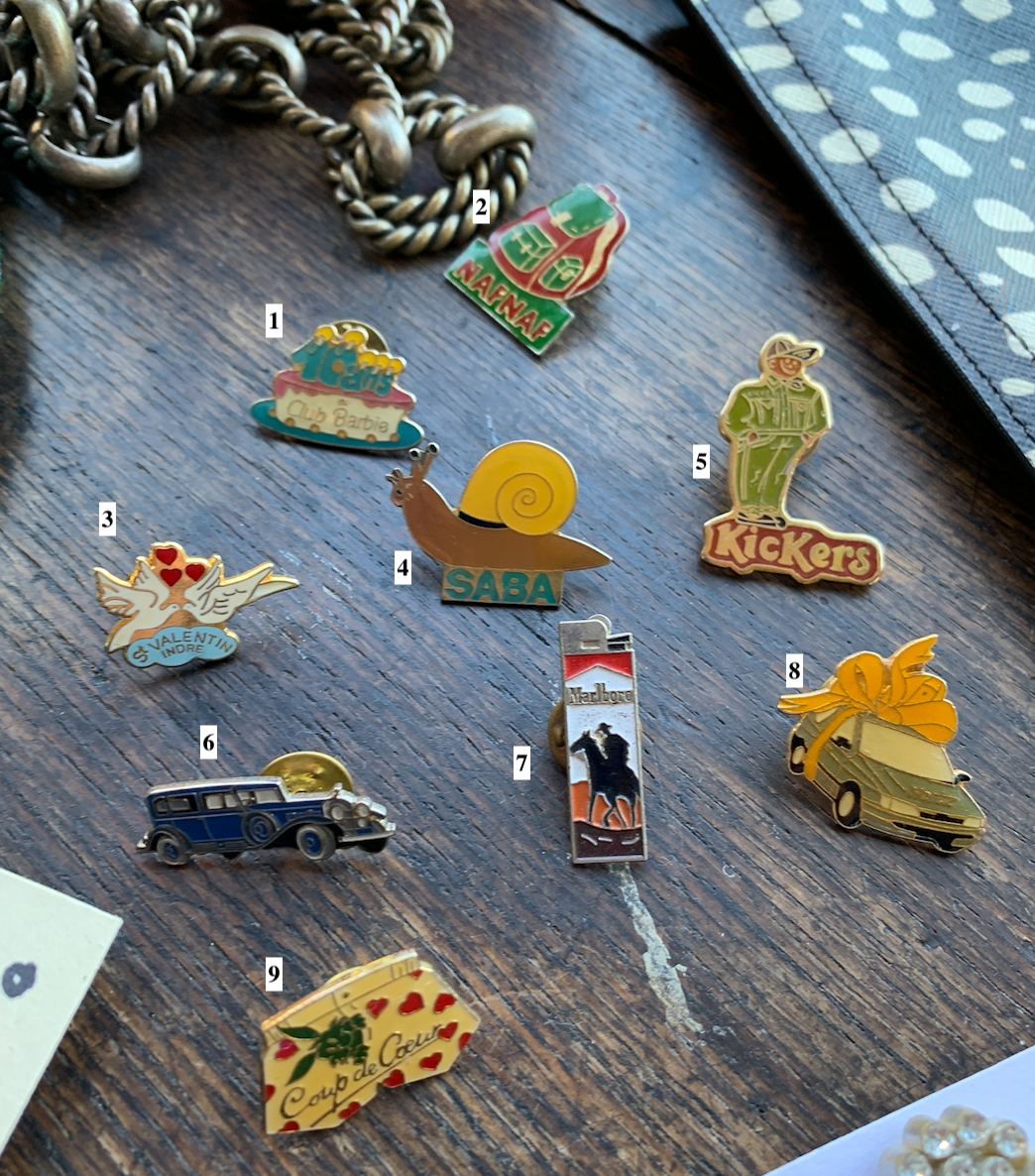 Vintage Novelty Merchandise Pin Badges