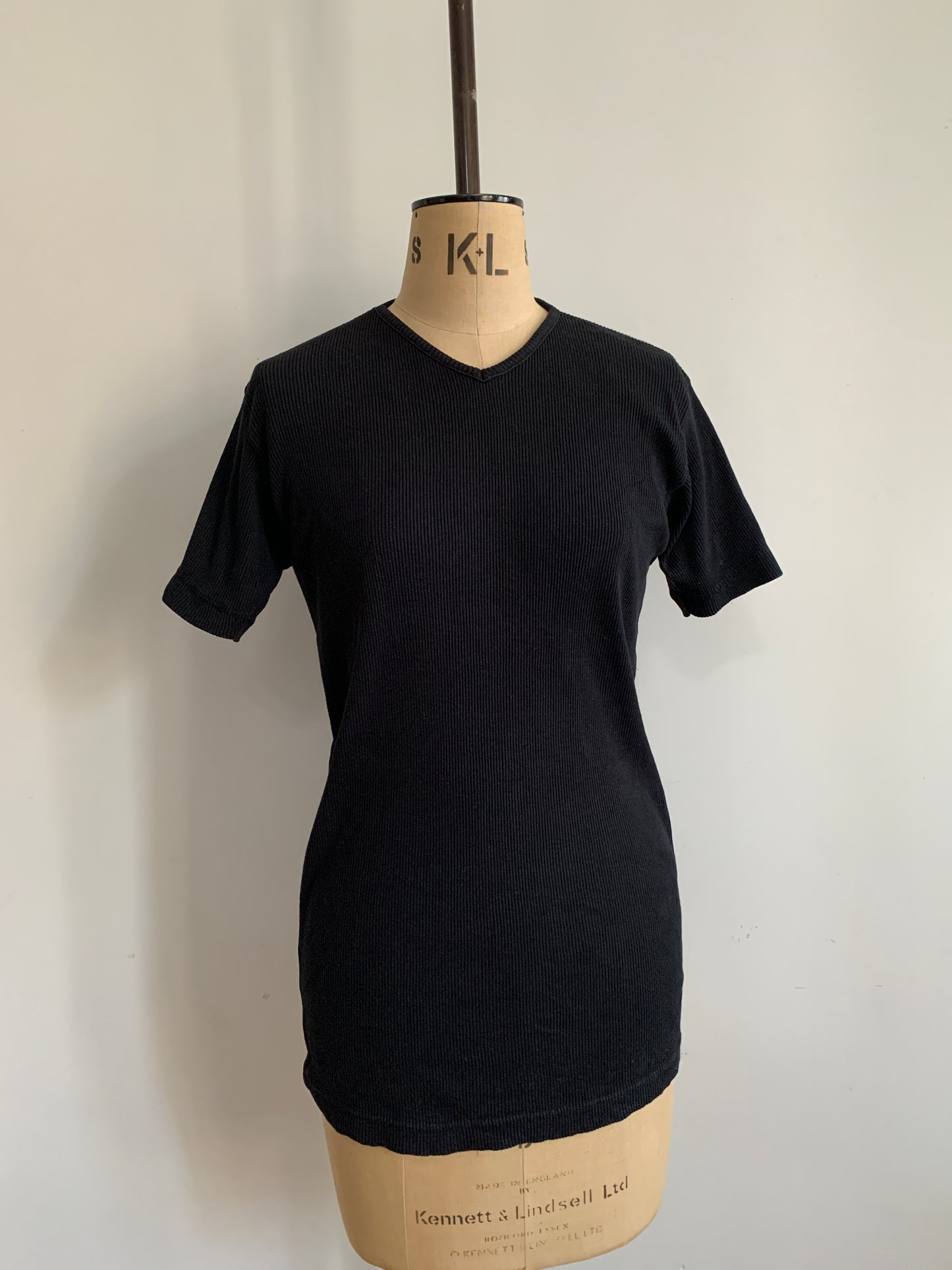3 The Western Basics Collection: 90’s Wrangler Black Ribbed T-Shirt