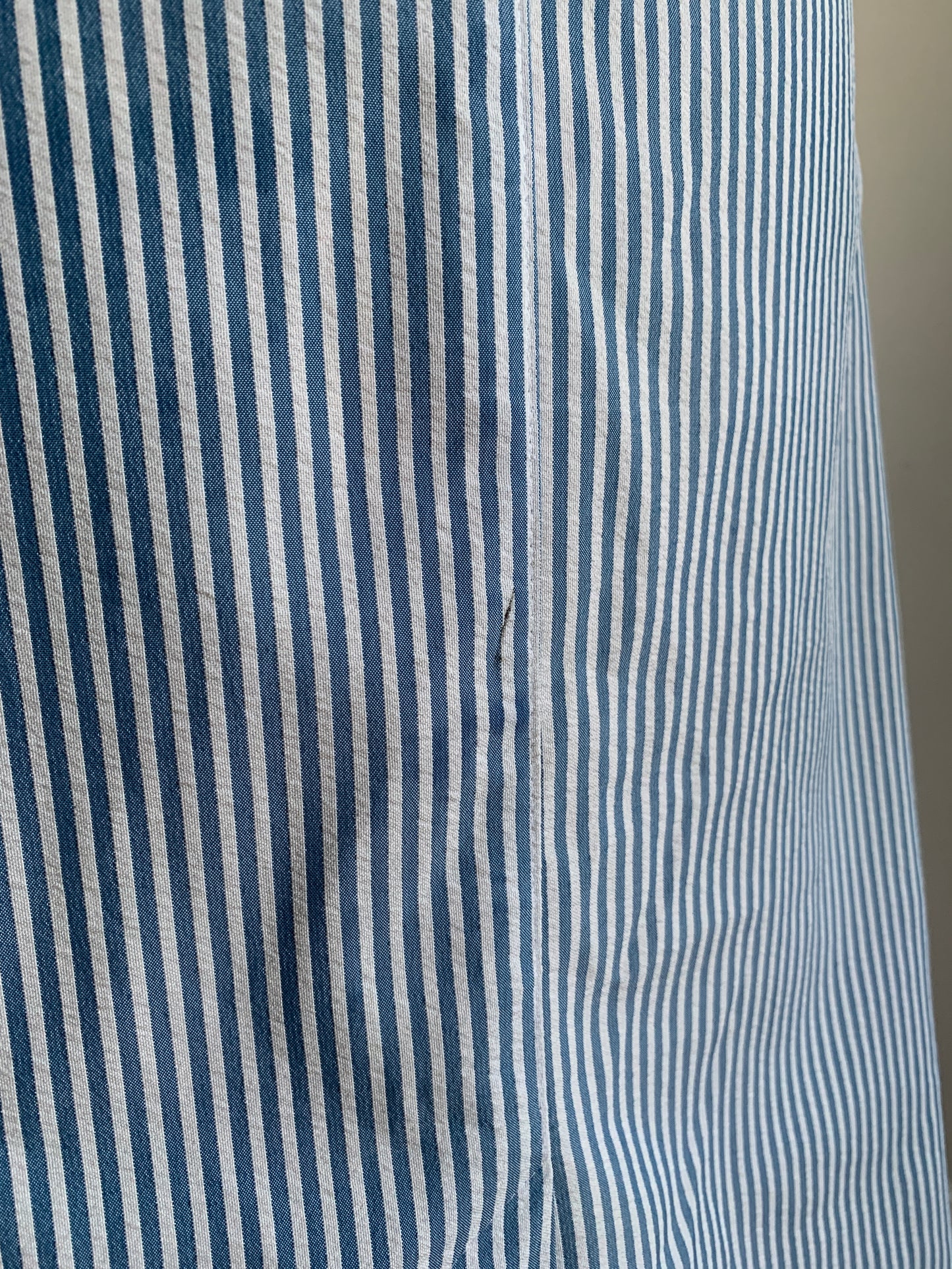 3 The Western Basics Collection: 1980’s St Michael’s Western Style Nautical Stripe Seersucker Pencil Skirt