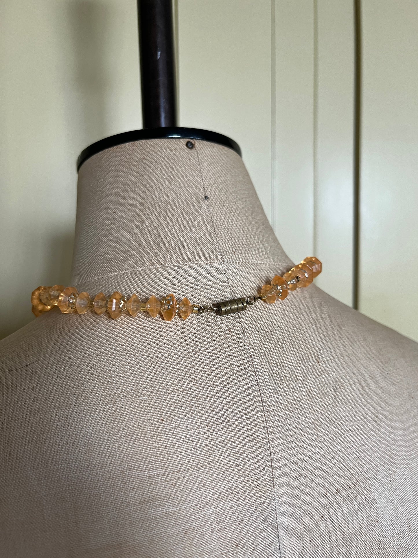 Peach Choker Necklace