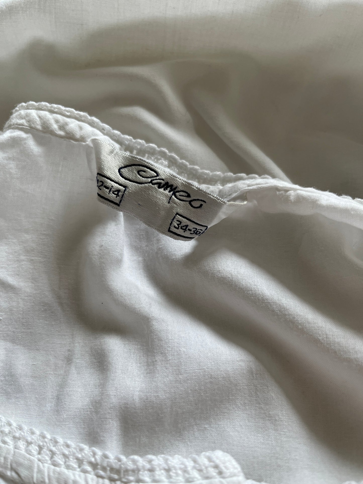 1 Spring Has Sprung Collection: 90’s White Fine Cotton Embroidered Nightgown Full Length Dress