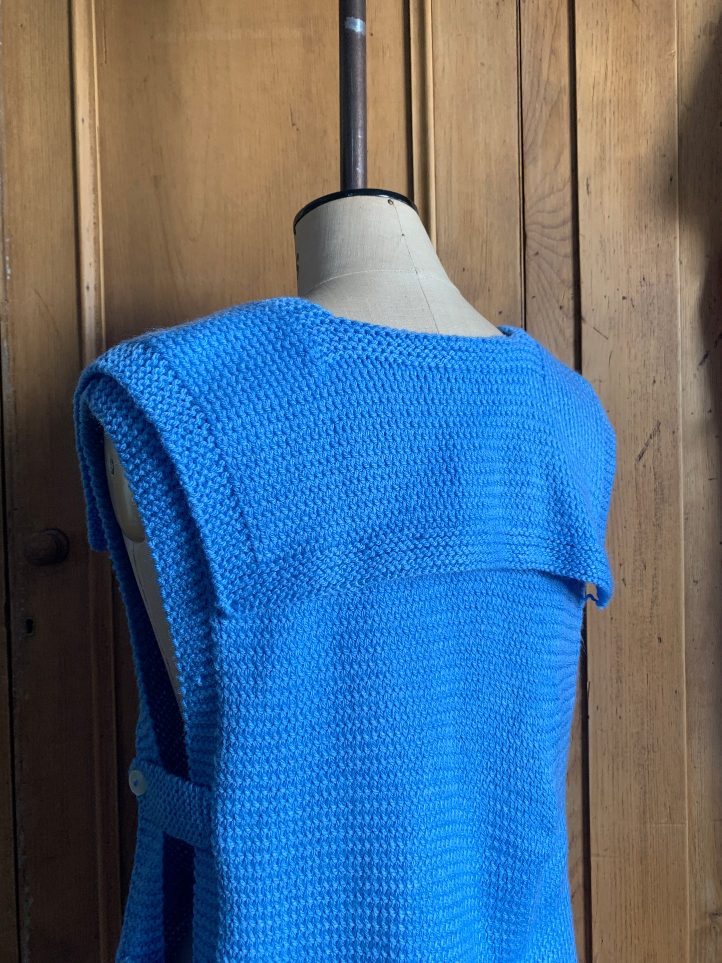 2 The French Finds Collection: Vintage Sailor Style Blue Sweater Vest