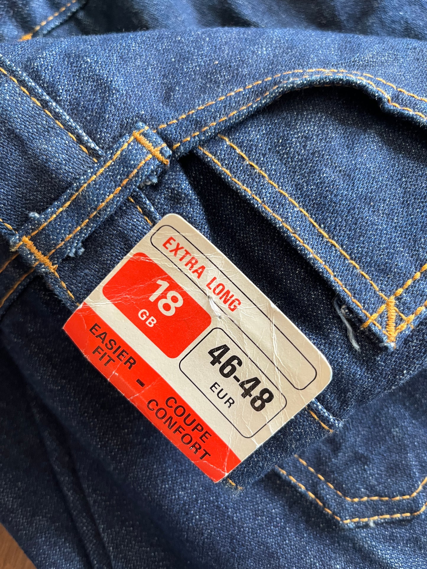 1 Spring Has Sprung Collection: 1980’s St Michael ‘Night Rider’ High Waisted Indigo Jeans