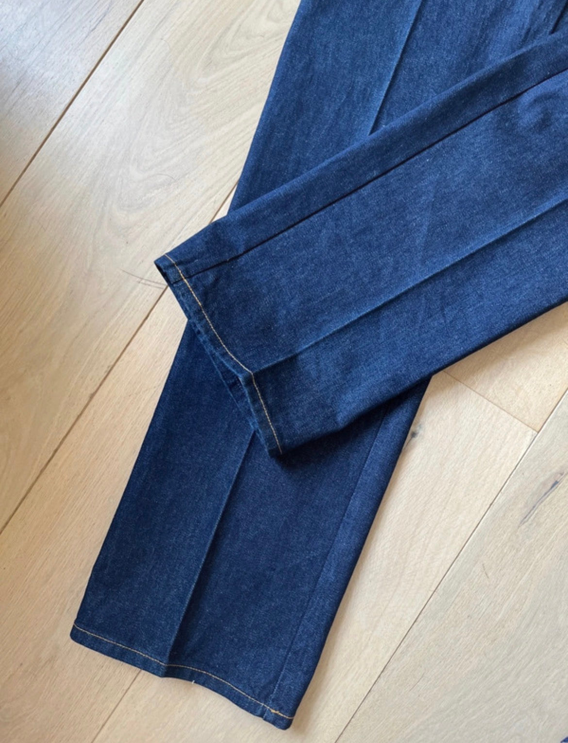 1 Spring Has Sprung Collection: 1980’s St Michael ‘Night Rider’ High Waisted Indigo Jeans